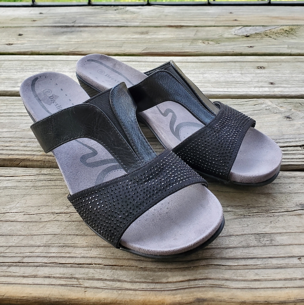 Drexlite Womens Sandals Wedges